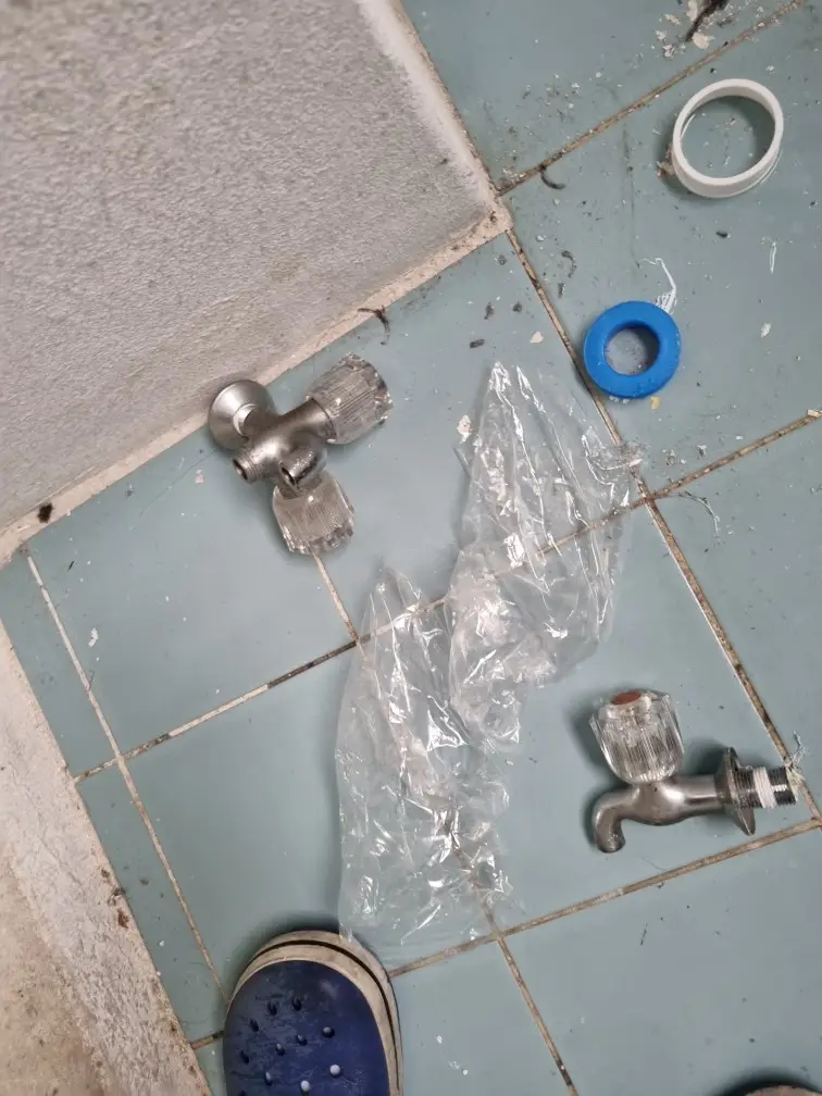 세탁실 수전 교체 6